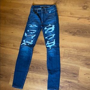 Americans eagle stretch jeans size - 00